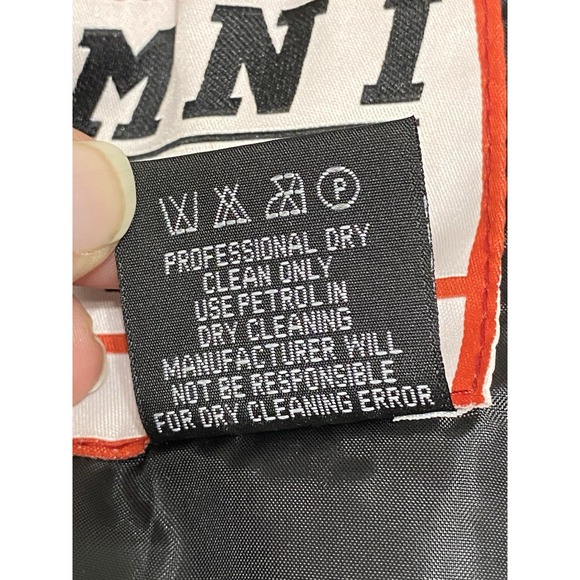 OMNI SPORTS Men's WOOL / LEATHER SLEEVE RED/BLUE VARSITY LETTERMAN JACKET - S - Picture 6 of 12